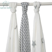 Load image into Gallery viewer, 100% Cotton Unisex Baby Swaddling Receiving Blanket
