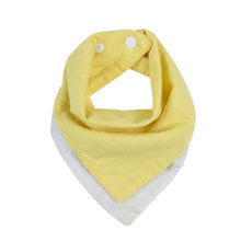Load image into Gallery viewer, 2 Colors Reversible Cotton Baby Bibs