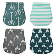 Load image into Gallery viewer, 4Pcs/ Lot 100% Cotton Double Layer Baby Bibs