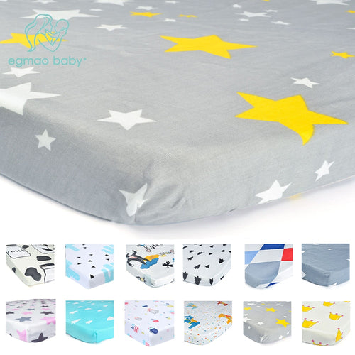 Cotton Sheets for Standard Baby Crib Mattresse