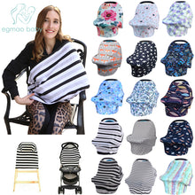 Load image into Gallery viewer, Baby Car Seat Cover, Unisex  Lightweight and Breathable Canopy, 100% Cotton