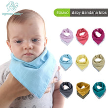 Load image into Gallery viewer, Baby Bandana Bibs 100% Cotton