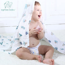 Load image into Gallery viewer, Organic Cotton Blanket Baby Bath Towel