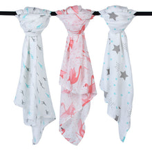 Load image into Gallery viewer, Newborn Swaddle Wrap 70% Bamboo 30% Cotton