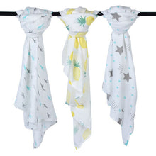 Load image into Gallery viewer, Newborn Swaddle Wrap 70% Bamboo 30% Cotton