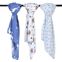 Load image into Gallery viewer, Newborn Swaddle Wrap 70% Bamboo 30% Cotton
