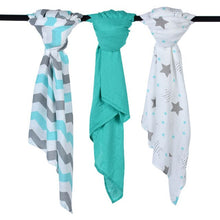 Load image into Gallery viewer, Newborn Swaddle Wrap 70% Bamboo 30% Cotton