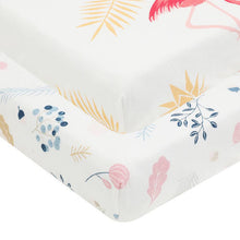 Load image into Gallery viewer, Premium Crib Sheets 100% Organic Cotton 2 Pack