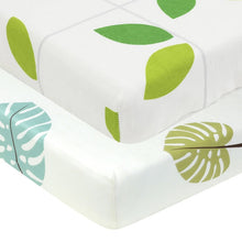 Load image into Gallery viewer, Premium Crib Sheets 100% Organic Cotton 2 Pack