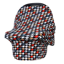Load image into Gallery viewer, Newborn Breastfeeding Scarf Multi-function 5 in 1 Baby Stroller Cover High Chair Cover Striped Baby Car Seat Cover Canopy