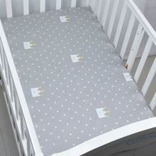 Load image into Gallery viewer, 100% Cotton Crib Fitted Sheets