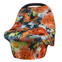 Load image into Gallery viewer, Baby Car Seat Cover Stretchy Multi-use Nursing Cover Breastfeeding Cover Scarf