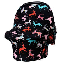 Load image into Gallery viewer, Baby Car Seat Cover Stretchy Multi-use Nursing Cover Breastfeeding Cover Scarf