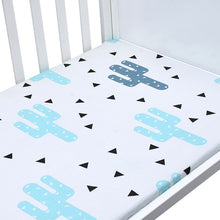 Load image into Gallery viewer, 100% Cotton Percale Fitted Portable/Mini Crib Sheet