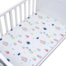 Load image into Gallery viewer, 100% Cotton Crib Fitted Sheet S