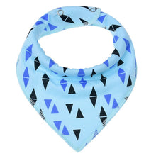 Load image into Gallery viewer, 100% Cotton Triangle Baby Bibs Bandana