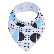 Load image into Gallery viewer, 100% Cotton Triangle Baby Bibs Bandana