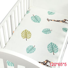 Load image into Gallery viewer, 100% Cotton Crib Fitted Sheets Soft Baby Bed Mattress Protectors