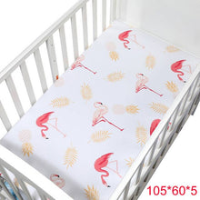 Load image into Gallery viewer, 100% Cotton Crib Fitted Sheets Soft Baby Bed Mattress Protectors