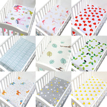 Load image into Gallery viewer, 100% Cotton Percale Fitted Portable/Mini Crib Sheet