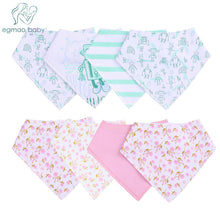 Load image into Gallery viewer, 2Pcs Bandana Drool Bibs