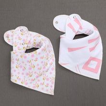 Load image into Gallery viewer, 2Pcs Bandana Drool Bibs