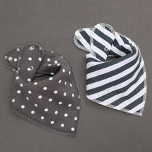 Load image into Gallery viewer, 2Pcs Bandana Drool Bibs