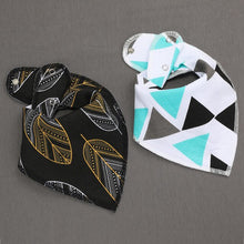 Load image into Gallery viewer, 2Pcs Bandana Drool Bibs