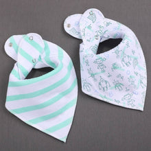 Load image into Gallery viewer, 2Pcs Bandana Drool Bibs