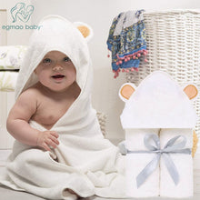 Load image into Gallery viewer, Hooded Baby Towels  Organic Bamboo