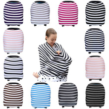 Load image into Gallery viewer, Nursing Breastfeeding Cover Scarf Baby Car Seat Canopy Carseat Covers