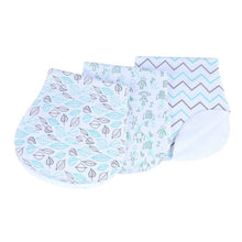 Load image into Gallery viewer, 3-Pack 100% Organic Cotton Baby Bibs