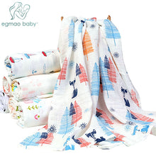 Load image into Gallery viewer, 100% Cotton Newborn Blankets Bath Gauze Infant
