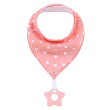Load image into Gallery viewer, Baby Bandana Drool Bibs and Teething Toys 100% Cotton