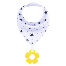 Load image into Gallery viewer, Baby Bandana Drool Bibs and Teething Toys 100% Cotton