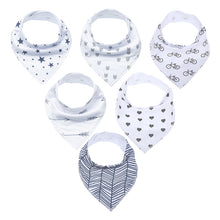 Load image into Gallery viewer, 100% Cotton Baby Bandana Bibs