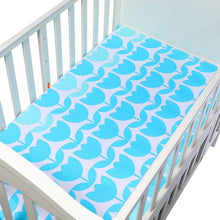 Load image into Gallery viewer, 100% Cotton Crib Fitted Sheet Soft