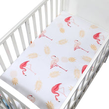 Load image into Gallery viewer, 100% Cotton Crib Fitted Sheet Soft