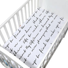 Load image into Gallery viewer, 100% Cotton Crib Fitted Sheet Soft
