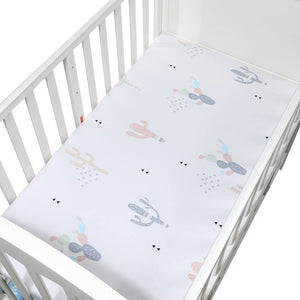 100% Cotton Crib Fitted Sheet Soft