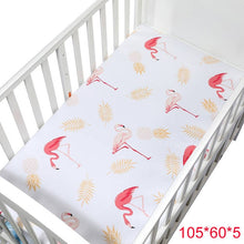 Load image into Gallery viewer, 100% Cotton Crib Fitted Sheet Soft