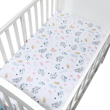 Load image into Gallery viewer, 100% Cotton Crib Fitted Sheet