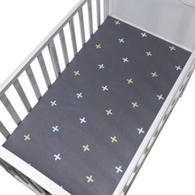 Load image into Gallery viewer, 100% Cotton Crib Fitted Sheet